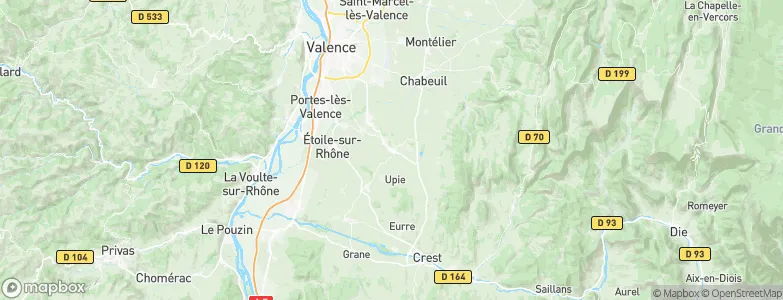 Montmeyran, France Map
