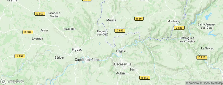 Montmurat, France Map