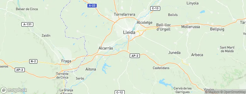 Montoliu de Lleida, Spain Map