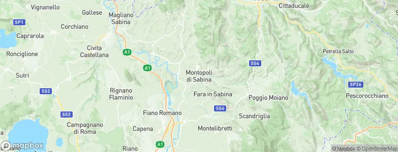 Montopoli di Sabina, Italy Map
