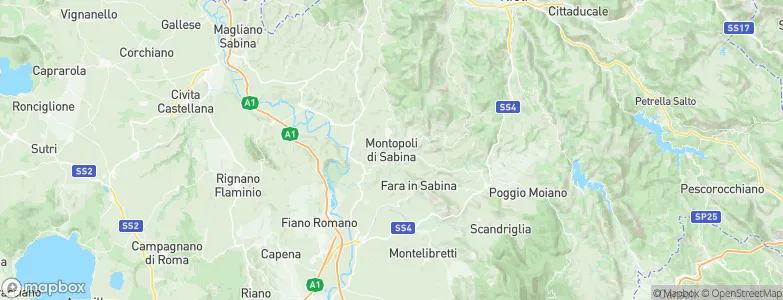 Montopoli in Sabina, Italy Map