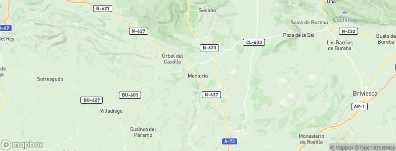 Montorio, Spain Map
