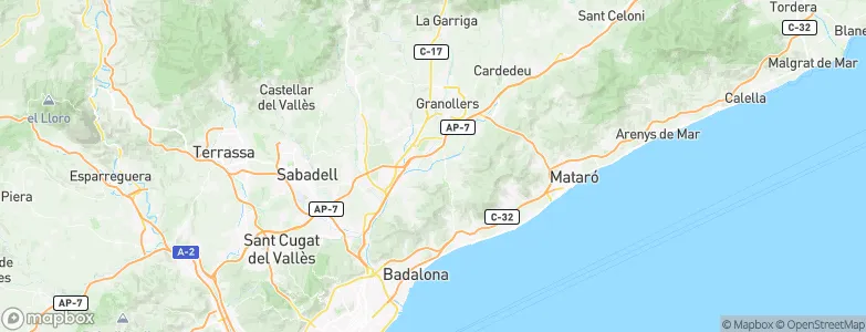 Montornès del Vallès, Spain Map