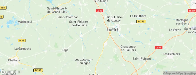 Montréverd, France Map
