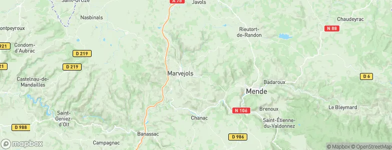 Montrodat, France Map
