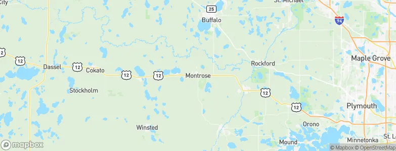 Montrose, United States Map