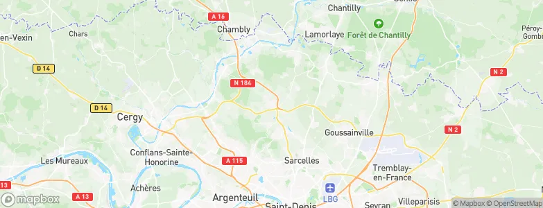 Montsoult, France Map