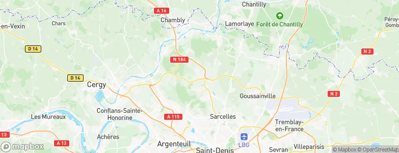 Montsoult, France Map