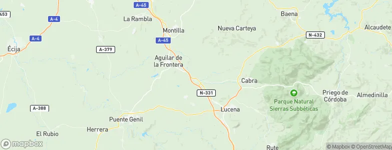 Monturque, Spain Map