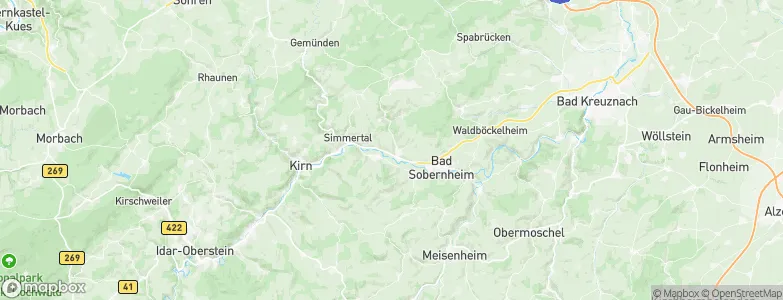 Monzingen, Germany Map