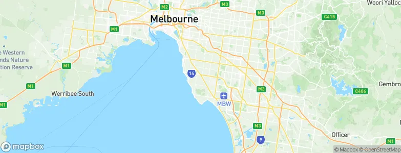 Moorabbin, Australia Map
