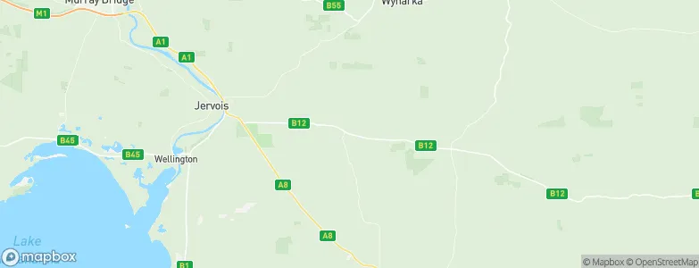 Moorlands, Australia Map