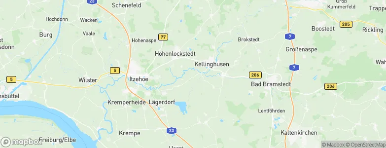 Moorrege, Germany Map