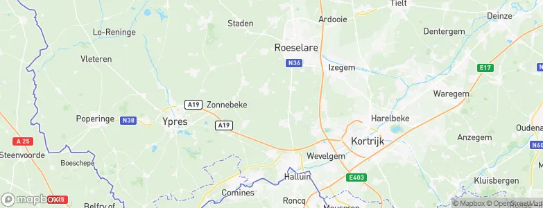 Moorslede, Belgium Map