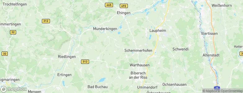 Moosbeuren, Germany Map