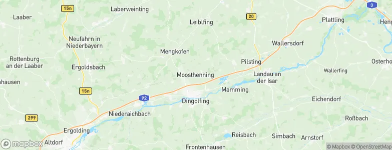 Moosthenning, Germany Map