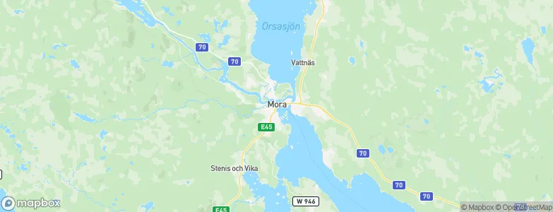 Mora, Sweden Map
