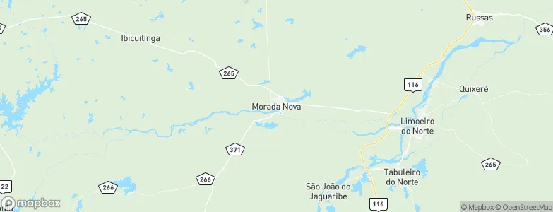 Morada Nova, Brazil Map