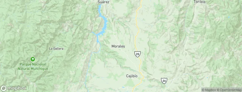 Morales, Colombia Map