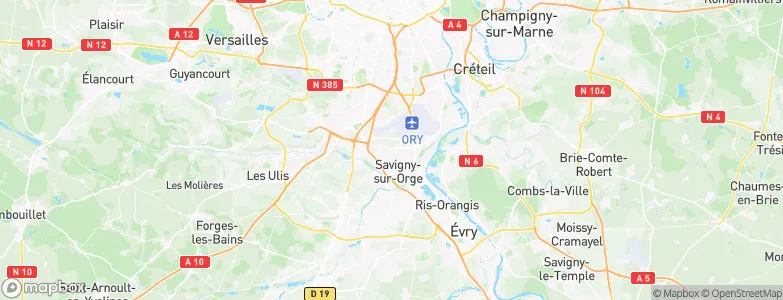 Morangis, France Map
