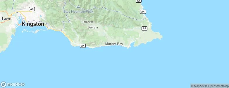 Morant Bay, Jamaica Map