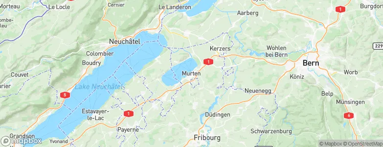Morat, Switzerland Map
