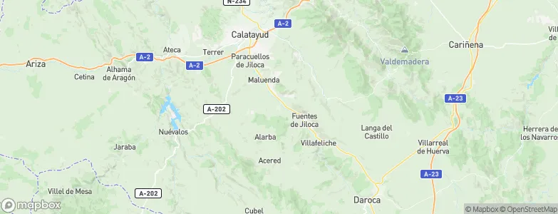 Morata de Jiloca, Spain Map