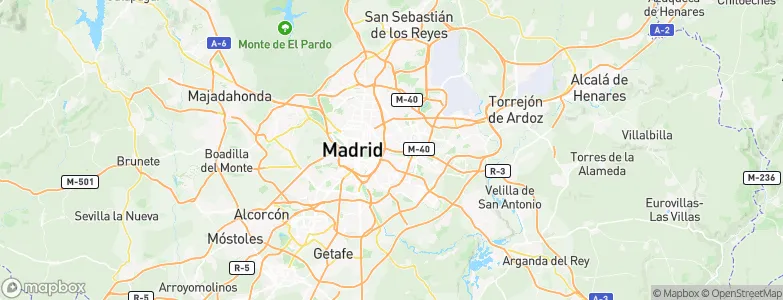 Moratalaz, Spain Map