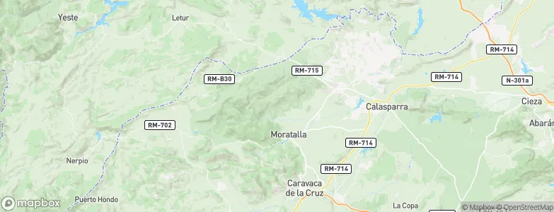 Moratalla, Spain Map