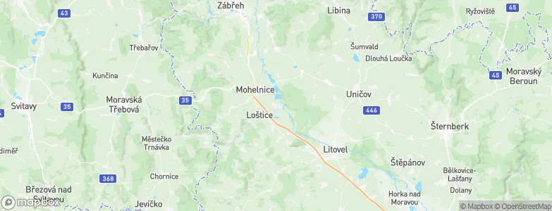 Moravičany, Czechia Map