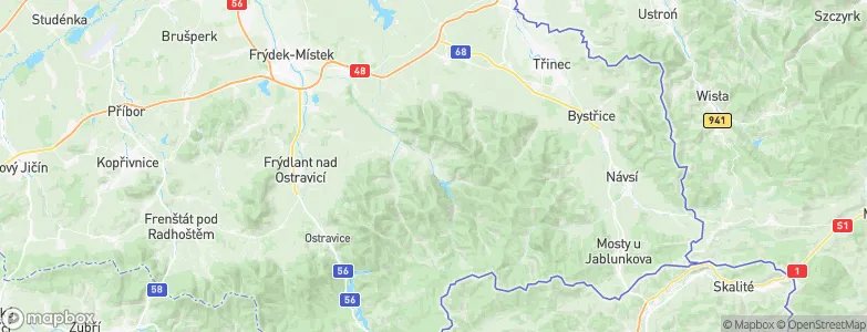 Morávka, Czechia Map