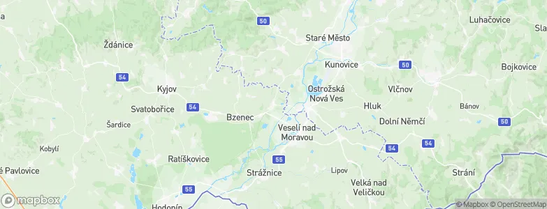 Moravský Písek, Czechia Map