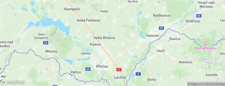 Moravský Žižkov, Czechia Map