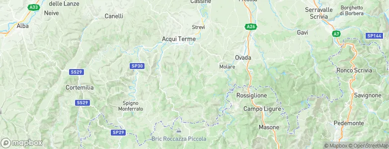 Morbello, Italy Map