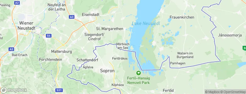 Mörbisch am See, Austria Map