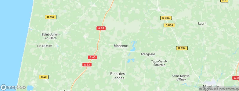 Morcenx-la-Nouvelle, France Map