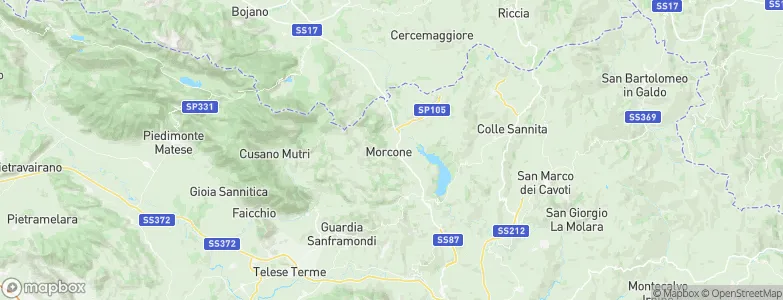 Morcone, Italy Map