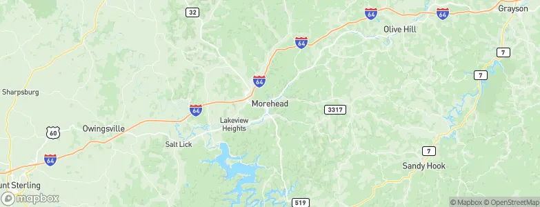 Morehead, United States Map