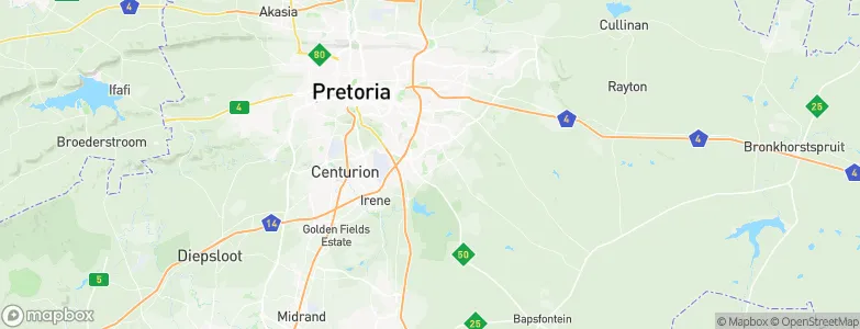 Moreletapark, South Africa Map