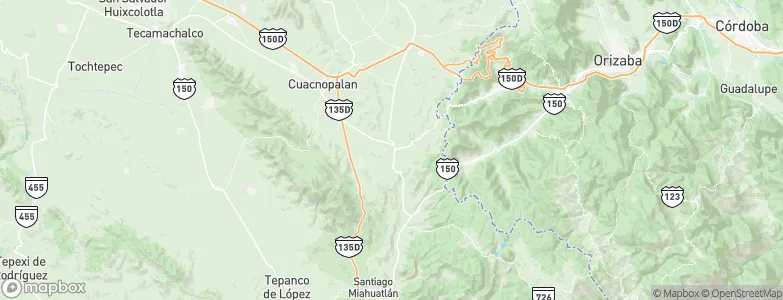 Morelos Cañada, Mexico Map