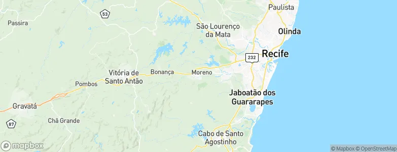 Moreno, Brazil Map