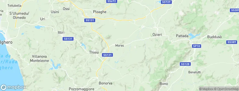 Mores, Italy Map