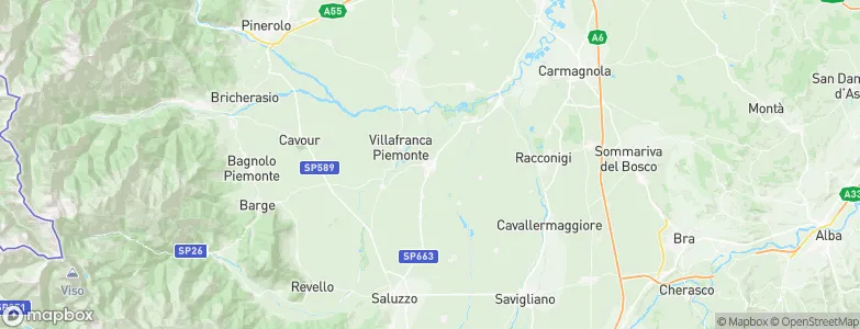 Moretta, Italy Map