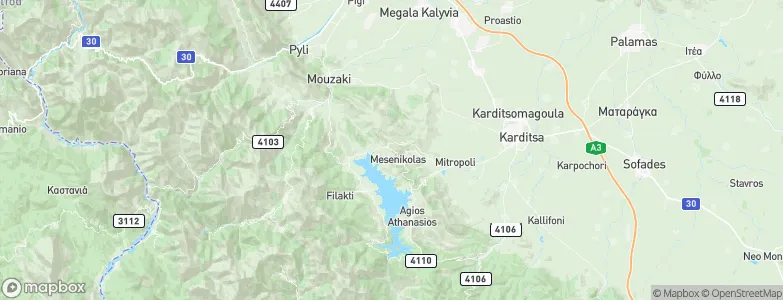Morfovouni, Greece Map
