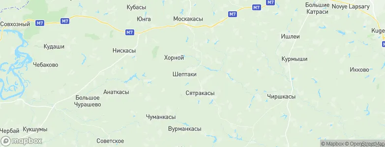 Morgaushi, Russia Map