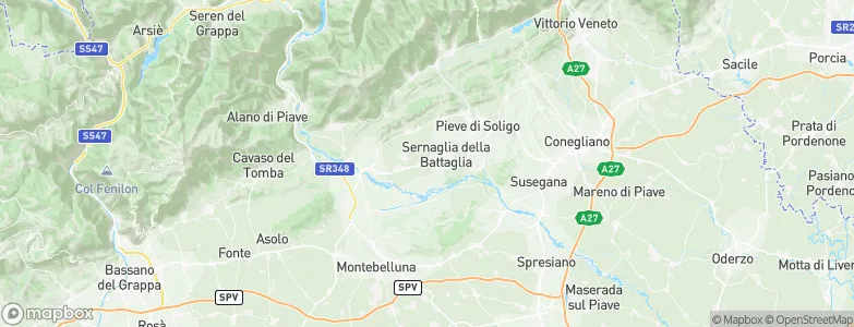 Moriago della Battaglia, Italy Map