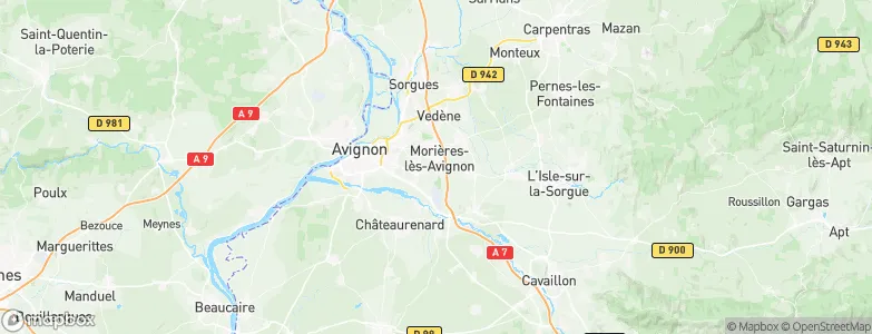 Morières-lès-Avignon, France Map