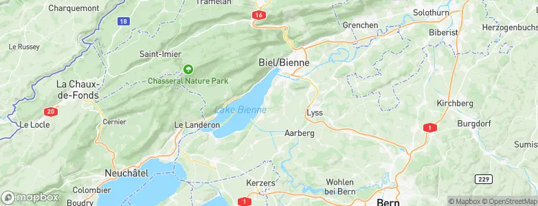 Mörigen, Switzerland Map