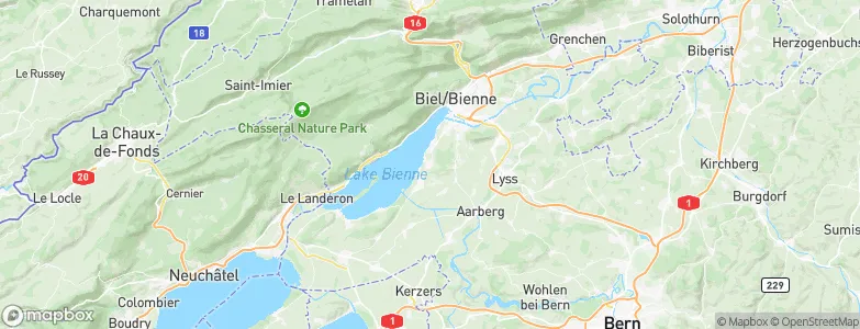 Mörigen, Switzerland Map