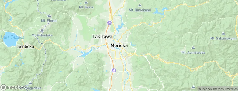 Morioka, Japan Map